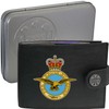 Klassek RAF Badge Image Men Wallet Real Leather Cap Badge