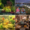 AVEKI Solar Pond Spotlights, 2 in 1 12 LED Solar