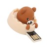 Cartoon USB Flash Drive Brown Bear Cartoon USB2.0 Support Hot