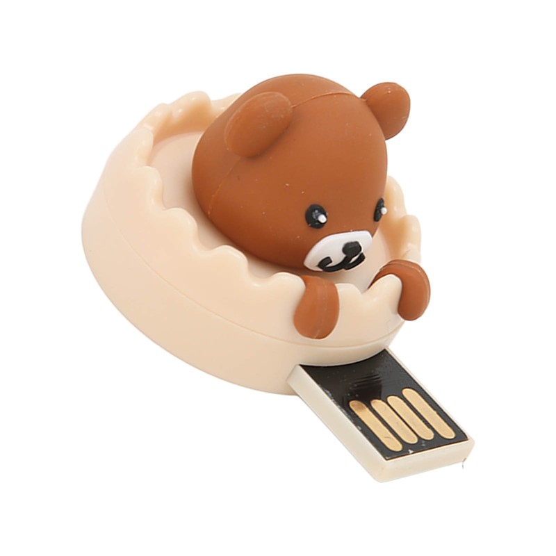 Cartoon USB Flash Drive Brown Bear Cartoon USB2.0 Support Hot