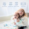 Jay & Ava Baby Muslin Blanket 42” x 42”, Soft