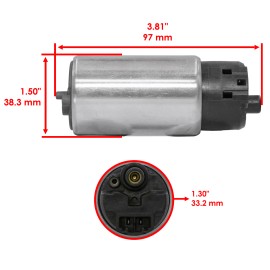 Caltric Fuel Pump For Honda Foreman Rubicon 500 TRX520FA FE 20-24 16700-HR3-A21