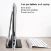 Vertical Laptop Stand Adjustable Aluminum Multipurpose Desktop Computer Laptop StandBlack