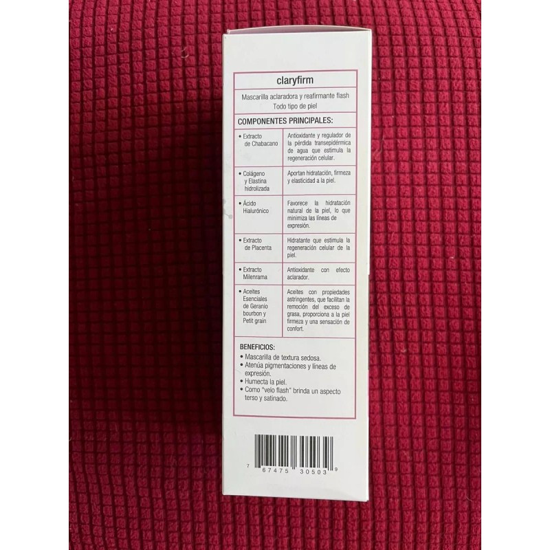 Aspidpro Mascarilla Aclaradora Reafirmante Claryfirm 240g