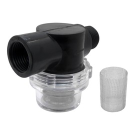 HaeKap New Water Pump Strainer Filter Set Include Twist On Pipe Strainer and Extra 50 Mesh Stainless Steel Filter Screen, RV Replacement 1/2 Sediment Filter Compatible with Shurflo Pumps