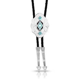 Montana Silversmiths Women's Southwest Skies Scalloped Bolo Tie Turquoise One Size
