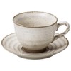 山下 Crafts Cup _ Saucers White φ 9 × 6.6