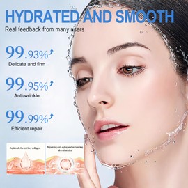 Qullmartle 5 Packs Collagen Facial Mask, Deep Skincare Hydrating Face Masks, Beauty Skin Facial Masks, Moisturize Care Sheet Mask, Brighten skin tone, for All Skin Types