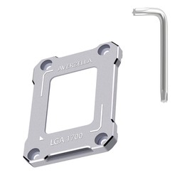 AVERZELLA Intel 12th/13th Generation Contact Frame,CPU Retrofit Kit for LGA 1700, 1700-BCF Anti-Bending Buckle Stand, Compatible with Water/Air Cooling, CNC Process Aluminum CPU Fixed Fastener