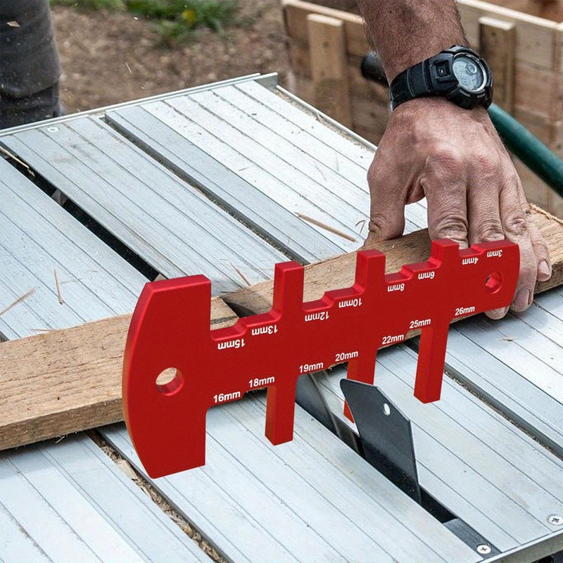 Table Saw Height Gauge,Aluminum Alloy Table Saw Precise Gauge |