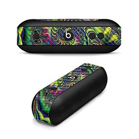 MightySkins Carbon Fiber Skin for Beats by Dr. Dre Pill Plus - Acid | Protective, Durable Textured Carbon Fiber Finish | Easy to Apply, Remove, and Change Styles | Made in The USA