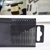 HOHXEN Mini Micro Drill Bit Set (0.3-1.6 mm Shank), Suitable
