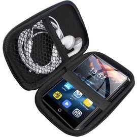 Compatible with Oilsky MP3 Case, Blueshaweu Hard Shell Travel and Storage Case Carrying Case Compatible with Oilsky M30 PRO/for ZAQE M505/for SWOFY M503 Pro Full Touch Screen MP4 MP3 Player (Black)