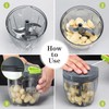 Cambom Manual Food Chopper Vegetable Cutter, Hand String Vegetable Chopper