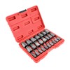 dophee 25Pcs Screw Extractor Set, Hex Head Left Hand Multi-Spline