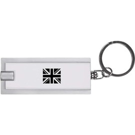 Azeeda 'Flat UK Flag Design ' Keyring LED Torch (KT00035711)