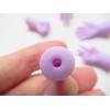 6pcs of Purple Knitting Needles Point Protectors Needle Point Tip