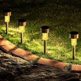 Luces solares para caminos y jardín GIGALUMI 8606 (Paquete de 16)