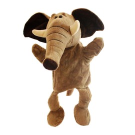 ZXUY Hand Puppet Friends Animal Hand Puppets with Movable Open Mouth/Arm/Legs (Elephant)