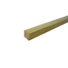 Burmese Augmentation Brass Square Bar 5 mm X 5 mm X 1 m