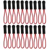 20PCS Replacement Zipper Pulls Zip Cord Puller Slider for Bags