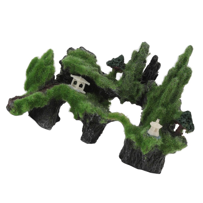 Moss Rockery Aquarium Decoration Artificial Moss Rockery Ornament for Aquarium