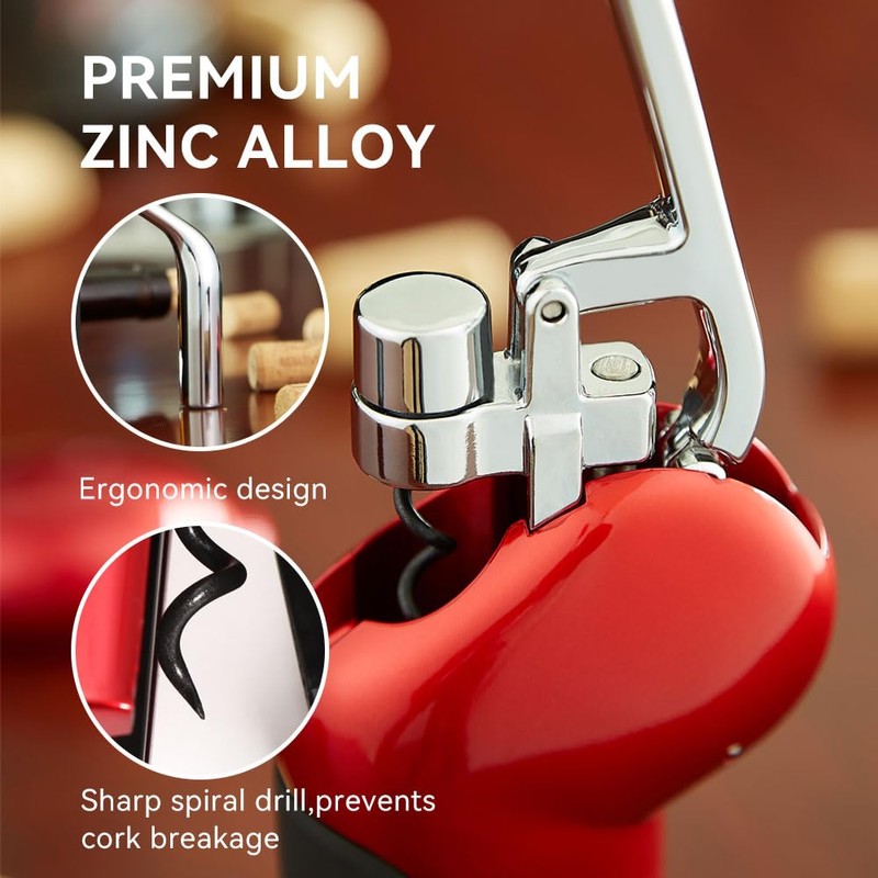 E.PALACE Rabbit Wine Opener, Corkscrew Wine Bottle Opener with Foil