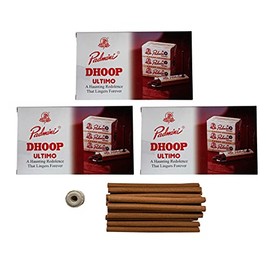 Padmini Incense Classic Dhoop Sticks (3 Pack - 45 Sticks)