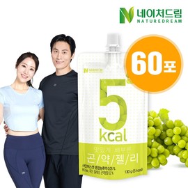 Nature Dream Konjac Jelly Shine Mouth Cat 130g X 20 Po X 3 Box / 네이처드림 맛있게 배부른 곤약젤리 샤인머스캣 130g x 20포 x 3박스