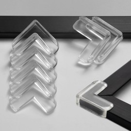 Table Corner Protectors for Kids - Pack of 8 Baby Proofing Edge Protector - Furniture Corner Protectors Baby - Baby Safety Corner Protectors - Safety Edge & Corner Guards Plastic Corner Protectors