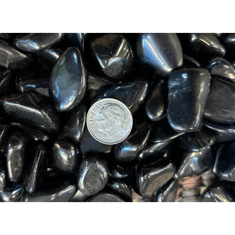 1 Piece Tumbled A Grade Shungite Average Size 4 Grams