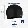 escualo Gorra para Natacion Unisex Adulto Modelo Gx60 (Silicon) Impermeable,