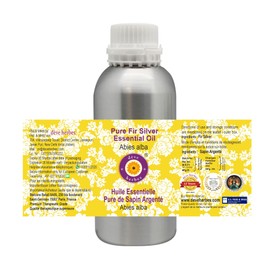 Deve Herbes Pure Fir Silver Essential Oil (Abies alba) Steam Distilled 300ml (10 oz)