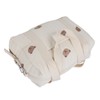 Multifunctional Baby Stroller Storage Bag Zipper Embroidery Reusable Handbag Nappy