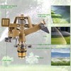 Biswing 1/2 Inch Brass Impact Sprinkler 2 Pack, Heavy Duty