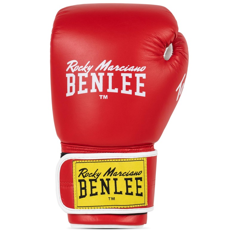 Benlee Leather Boxing Gloves Tough Red/White 12 oz