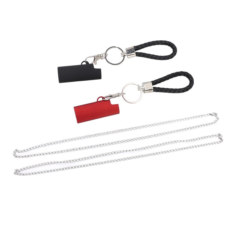 2 Set Spring Clip Keychain Aluminum Alloy Key Ring Key