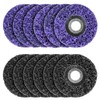 WelderElite Paint Stripping Disc Set 4-1/2'' 12-Pack (6 Purple, 6