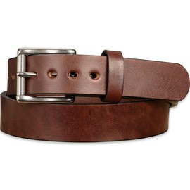 Bullhide Belts Mens Leather Belt for Casual, Dress, 1.50" Wide, Brown, 48"