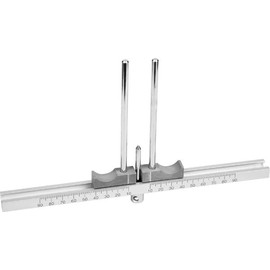 MULTIPICK Lock Cylinder Gauge - [Up to 180 mm] Precise & Fast - Measuring Tool for Profile Cylinder - Door Cylinder Measure - Measuring Gauge Aluminium/Steel - Locksmith Accessories