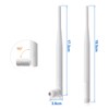 BINGFU 2.4GHz 5GHZ 6dbi WiFi Antenna Omnidirectional RP-SMA Plug for