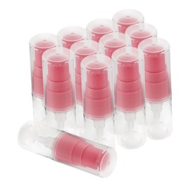 Vaguelly 12pcs Travel Lotion Bottles Clear Refillable Pump Dispenser Containers for Liquids and Creams Compliant with Airline Carry Regulations for Skincare and Cosmetics