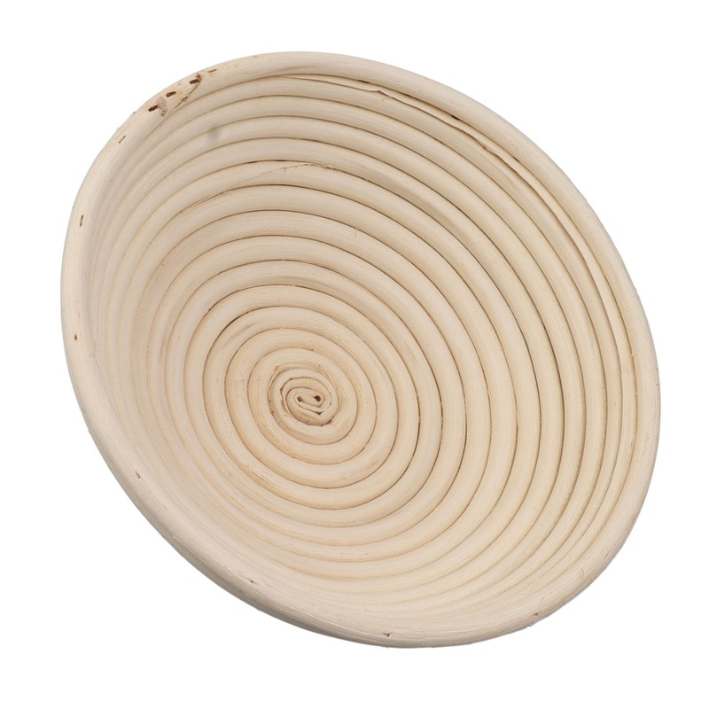 Round Bread Proofing Basket with Liner Cloth Dough Rising Rattan