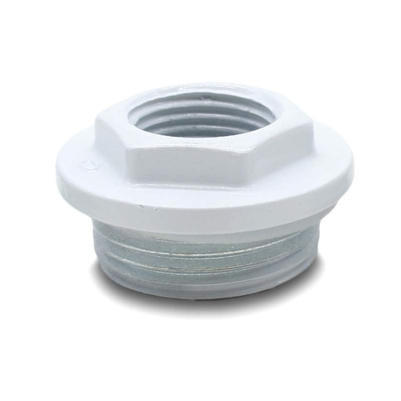 DOJA Barcelona Radiator Mounting Set 1 x 1/2 White Kit