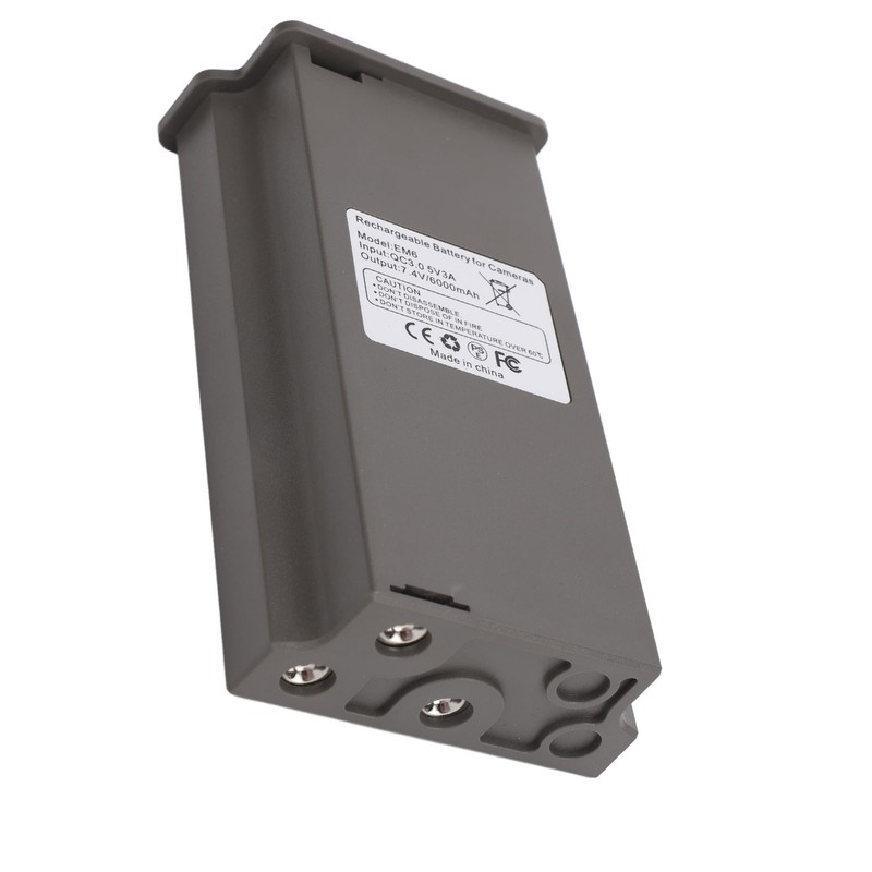 6000mAh Rechargeable Lipo Lithium Battery Pack for Trail Camera 7.4V