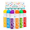 Darice Washable Dot Markers for Kids - 6 (2oz) Washable
