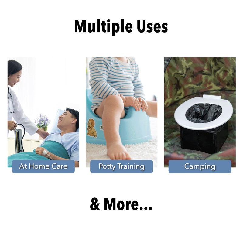 Quick Dam Super Absorbent Commode Pads for Bedside Commodes, Bedpans
