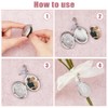 SUPERFINDINGS Bouquet Locket Photo Charms Wedding Bouquet Picture Frame Bouquet
