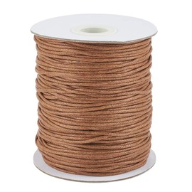 Craftdady Sienna 1.5mm Braided Waxed Cotton Cord Faux Leather Cord