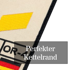 Café Viereck ® Corporal Marine Bundeswehr Rank Patch with Rank - Embroidered with Velcro - 9.8 cm x 5.6 cm - Sand - Right Side